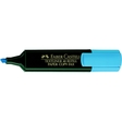 FABER-CASTELL Textmarker TEXTLINER 48 REFILL, nachfüllbar, Keilspitze, 1 - 5 mm, Schaftfarbe: dunkelgrün, Schreibfarbe: blau (10 Stück)