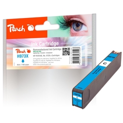 Peach Tintenpatrone cyan HC kompatibel zu HP No. 973X, F6T81AE