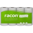 racon® Küchenrolle premium, Zellstoff, 2lagig, 64 Blatt, 26 x 22 cm, weiß (4 Rollen)