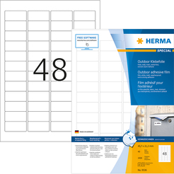 HERMA SPECIAL A4 Outdoor Folien-Etiketten weiß