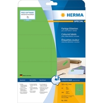 HERMA SPECIAL A4 Farbige Etiketten 20 Blatt / Packung ablösbar