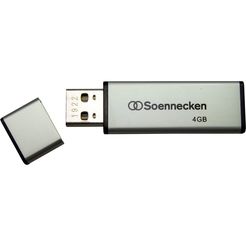 Soennecken USB-Stick 71616 2.0 4GB schwarz/silber