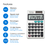 ACROPAQ AC120TE - Taschenrechner Steuer-Funktion Euroumrechnung