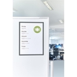 magnetoplan® magnetofix-Sichtfenster - Format DIN A4, VE 5 Stk - Rahmen grau