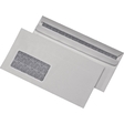 MAILmedia® Briefumschlag, Zahlenmeer, mit Fenster, selbstklebend, DL, 220 x 110 mm, 75 g/m², weiß (1.000 Stück)