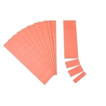 Ultradex Steckkarten für Planrecord /140505, 32 mm x 50 mm, rot, Inh. 90 Stk