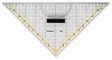 RUMOLD Geo-Dreieck mit Schneidekante 325/1084 32,5 cm transparent Plexiglas