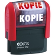 COLOP® Stempel 20L, KOPIE, 38 x 14 mm, selbstfärbend, Druckfarbe: rot