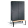C+P Schwarz-Weiss-Spind Classic, H2090xB1190xT815mm