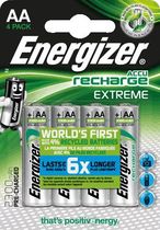 Energizer® Akkus Extreme/E300624600 Zylinder Mignon AA HR6 Inh. 4 Stk