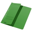 Einhängehefter Karton, Vordeckel: halb, grün, Ösenhefter