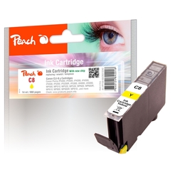 Peach Tintenpatrone gelb kompatibel zu Canon CLI-8y, 0623B001