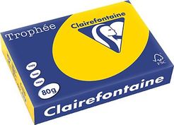 Clairefontaine Trophee Papier Pastell/1780C A4 goldgelb 80g Inh. 500 Blatt