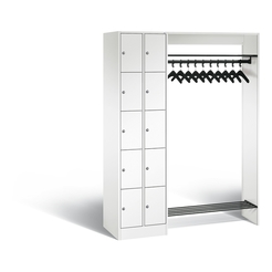 C+P Offene Garderobe Serie 8070, H1950xB1410xT480mm