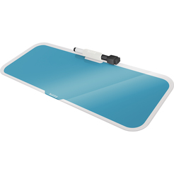 Leitz Desktop-Memoboard Cosy 52690061 380x150x60mm Glas blau