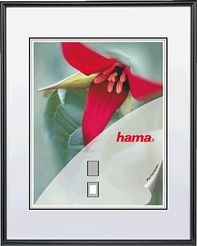 hama Kunststoffrahmen / 66225, 30,0 x 40,0 cm, schwarz, Kunststoff