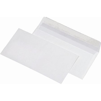MAILmedia® Briefumschlag, ohne Fenster, haftklebend, DL, 220 x 110 mm, 100 g/m², weiß (100 Stück)
