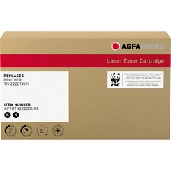 AgfaPhoto Toner APTBTN2220DUOE wie Brother TN-2220TWIN sw 2St.