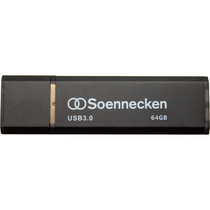 Soennecken USB-Stick 71619 3.0 64GB schwarz/silber