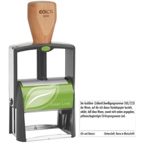 COLOP® Classic 2600 Green Line - max. 8 Zeilen, 27 x 58 mm
