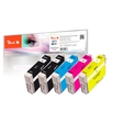 Peach Spar Pack Plus Tintenpatronen kompatibel zu Epson T071 (2xT0711, T0712, T0713, T0714)