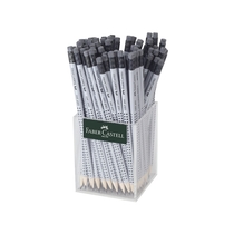 Faber-Castell Bleistift GRIP 2001 mit Radierer 1x72 Köcher