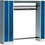 Garderobe offen 7035/50121950x2100x480mm