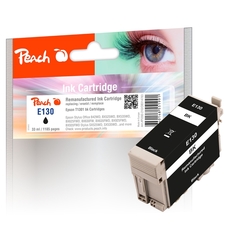 Peach Tintenpatrone schwarz kompatibel zu Epson T1301