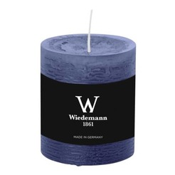 Stumpenkerze - 80 x 68 mm, dunkelblau