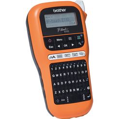 P-touch Beschriftungsgerät PT-E110 PTE110G1 Qwertz/3,5-12mm