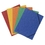 Packung mit 5 Eckspannmappen mit Gummizug ohne Klappen aus Colorspan-Karton 355g/m2 - A4 - Farben sortiert