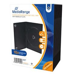 MediaRange DVD-Hüllen/BOX33 H191xB136xT7mm Inh. 10 Stk