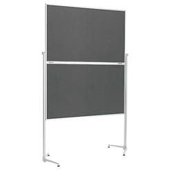 magnetoplan® Moderationstafel /MAG1151301, 1200 x 1500 mm, zweitlg., 9 kg, grau
