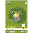 Ursus Green Spiralblock LIN28 Links und Rechtshänder/608565028 A4 70g VE80