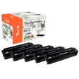 Peach Spar Pack Plus Tonermodule kompatibel zu HP No. 201A, CF400A*2, CF401A, CF402A, CF403A