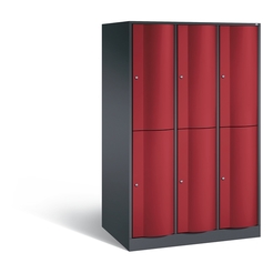 C+P Spind doppelstöckig XXL Resisto, H1950xB1148xT740mm