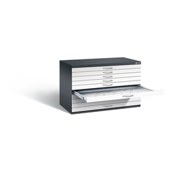 C+P Flachablageschrank Serie 7100_7200, H760xB1100xT765mm