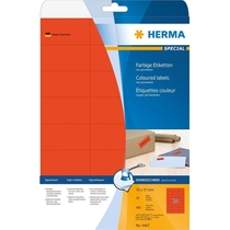 HERMA SPECIAL A4 Farbige Etiketten 20 Blatt / Packung ablösbar