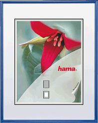 hama Kunststoffrahmen / 66312, 21,0 x 29,7 cm, blau, Kunststoff