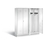 C+P Schwarz-Weiss-Spind Classic, H1800xB1590xT500mm