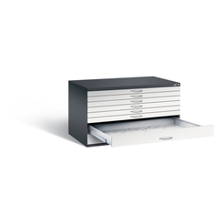 C+P Flachablageschrank Serie 7100_7200, H760xB1350xT960mm
