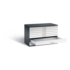 C+P Flachablageschrank Serie 7100_7200, H760xB1100xT765mm