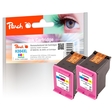 Peach Doppelpack Druckköpfe color kompatibel zu HP No. 304XL col, N9K07AE