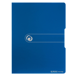 Herlitz Klemmbrettmappe Polyfoam A4 blau easy orga to go