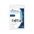 MediaRange USB-Stick Nano/MR931 16GB H34xB17xT8mm schwarz-silber 7g