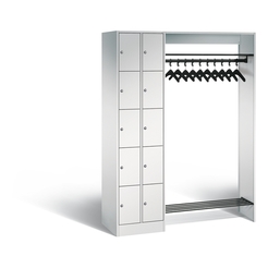 C+P Offene Garderobe Serie 8070, H1950xB1410xT480mm