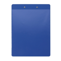 Klemmbrett mit Hülle - Format 23x32cm für A4 - Blau
