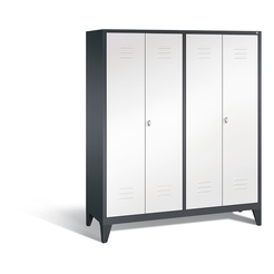 C+P Schwarz-Weiss-Spind Classic, H1850xB1590xT500mm