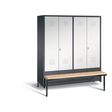 C+P Garderobenschrank Classic, H1850xB1590xT500mm