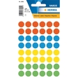 HERMA Farb-, Markierungspunkte, Vielzweck-Etiketten farblich sortiert